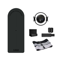 Kits Esenciales de Pilates al por Mayor, Accesorios de Yoga, Pesas, Tobillera, Mancuerna de Silicona, Anillo de Fuerza, Tapete de Yoga