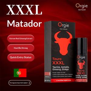 Crema de Masaje para Pene Orgie Matador XXXL para Hombres, Diseño Gráfico de Cabeza de Toro, Inspirado en la Naturaleza, Potencia, Uso Externo, Líquido para Adultos - Product Image 1