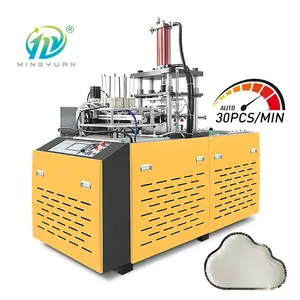New hot selling fully automatic paper plate making machine Two years warranty disposable plate making machine