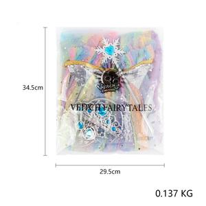 Ensemble de 6 pièces pour enfants : cape, robe en tulle, couronne, costume de princesse pour jeu de rôle, cadeau d'anniversaire - Product Image 4