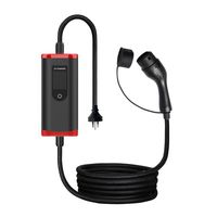 Station de charge de voiture électrique AUXUS Chargeur EV 3 phases 32a Chargeur EV portable rapide 22kw Type2 Station de charge portable