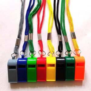 นกหวีดพลาสติก ABS สีสันสดใส สำหรับงานกีฬา พร้อมสายคล้องคอ นกหวีดเอาตัวรอดกลางแจ้งสำหรับเด็ก รุ่น PW01S รับผลิตแบบ OEM - Product Image 2