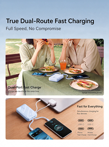Anker A110W Zolo 20000mAh พาวเวอร์แบงค์ 55W แม็กซ์ ฟาสท์ ชาร์จเจอร์สายเคเบิล Type-C คู่ในตัว แบตเตอรี่สำรองแบบพกพา - Product Image 6