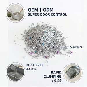 Ücretsiz Tasarım Kahve Elma Lavanta Kokulu OEM ODM 5L 10L 20L Toplu Kedi Kumu - Product Image 2