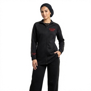 Conjunto Deportivo Personalizado para Mujer, Transpirable, de Alta Calidad, Chaqueta con Cierre y Pantalones Holgados, Ropa Deportiva para Gimnasio, Conjunto de Felpa para Mujer 2026 - Product Image 3