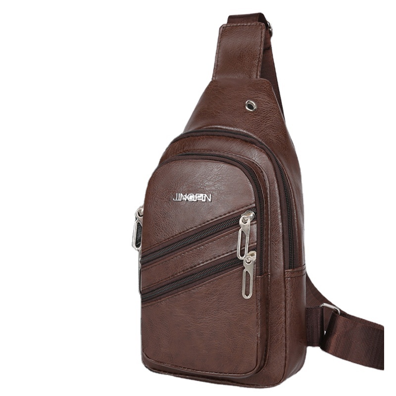 Men s Dazzling Polyester Chest Bags