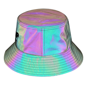 New Style Colorful Material Custom Rainbow <strong>Bucket</strong> <strong>Hats</strong> - Product Image 3