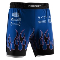 Shorts MMA 2 en 1 à double couche, ultra doux, légers, respirants, coupe ergonomique pour les sports de combat