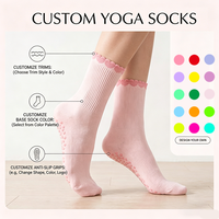 Chaussettes de yoga antidérapantes respirantes et écologiques Body Logo – Meilleures ventes, usine source, rayées, collection printemps, pour jeunes