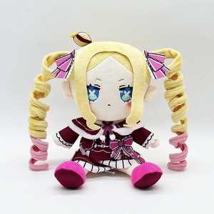 Peluche di <span class=keywords><strong>Personaggio</strong></span> Anime, Bambola di Peluche del <span class=keywords><strong>Personaggio</strong></span> di Rezero, Figura di Ragazza a Due Code Gialla e Rosa - Product Image 3