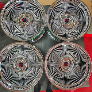 ล้อฟอร์จขนาด 24 นิ้ว ล้อโครเมียมแบบลวด ล้อแม็กซ์โครเมียมสีดำแบบลวด - Product Image 5