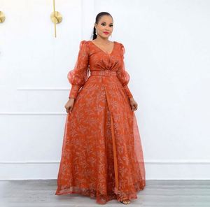 Nuo OEM/ODM Nueva Tendencia Ropa Africana para Mujer Talla Grande Vestidos Casuales con Estampado Floral de Manga Larga - Product Image 4
