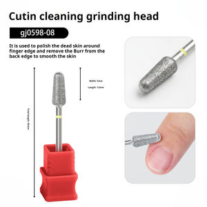 Pédicure professionnelle outil de prétraitement des ongles tête de meulage diamantée pour dissolvant de matériau de Gel polonais foret à ongles manucure - Product Image 6