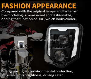 Ensemble de phares LED Morsun MS-22KMHW1621 pour moto <span class=keywords><strong>Enduro</strong></span> FE 250 350 450 FE 501 TE 250i 300i 2017-2022, accessoires d'éclairage - Product Image 3