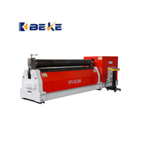 Machine à cintrer les tôles hydraulique automatique à 3 rouleaux Stable Frame W11 8*2500 pour acier inoxydable et acier au carbone