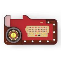 Qui peut servir de Roulette en tissu velours rouge, 108x59 pouces, nouveau Design, avec porte-gobelet, vente en gros