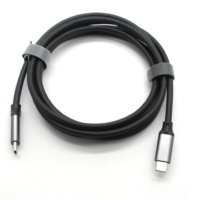 Kabel ekstensi USB PD 100W 5A, kabel Usb C pengisian daya cepat, 3.2 Gen2 20G, tipe Male ke Tipe C male, kabel ekstensi USB-C
