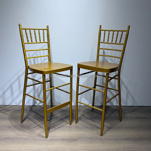 SMOOTH Factory Wholesale Gold Stainless Steel Chameleon High <b>Bar</b> <b>Stool</b> Chair For Wedding Hotel - Product Image 4