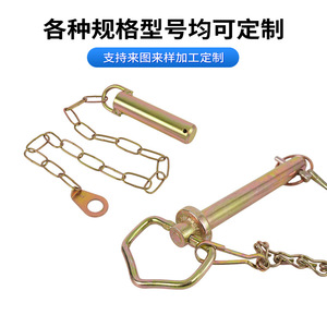 Galvanized Trailer <b>Pin</b> 9.5 To 32 Mm Cylindrical Head Chain <b>Pin</b> For Agricultural And Construction Use Grade A Level 8.8 - Product Image 2