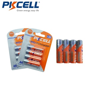Batterie rechargeable Ni-Zn <span class=keywords><strong>de</strong></span> la taille AA 2500mwh 1.6v <span class=keywords><strong>de</strong></span> PKCELL utilisée pour l'appareil photo numérique - Product Image 5