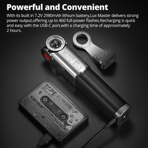 Flash pour appareil photo rétro Godox Lux Master Portable pour Canon SONY <span class=keywords><strong>Nikon</strong></span> Fuji Olympus Pentax - Product Image 5