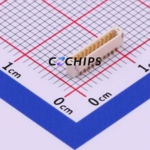 X0800WRS-10HF-LPV01 Wire-to-Board Pin Header SMD,P=0.8mm,Horizontal Mount Connector 1x10P 0.8mm Horizontal Mount 10P - Product Image 1