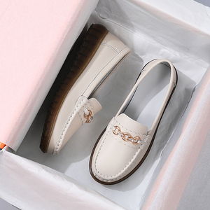 S2062 Venta caliente de las mujeres pisos <span class=keywords><strong>mocasines</strong></span> zapatos de cuero casual - Product Image 5
