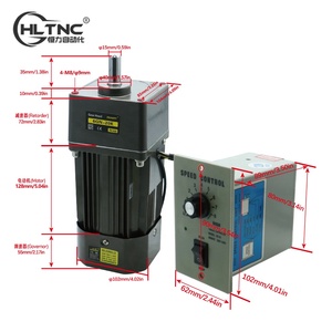 Motor Gear Listrik AC HLTNC 250W 1400RPM 110V/220V/380V Motor Induksi Asinkron 60Hz untuk Transportasi, Pengemasan, dan CNC - Product Image 3