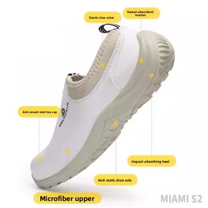 DELTAPLUS <span class=keywords><strong>Scarpe</strong></span> <span class=keywords><strong>Antinfortunistiche</strong></span> Unisex con Punta in Acciaio, Impermeabili, Traspiranti, Leggere, <span class=keywords><strong>Estive</strong></span>, per l'Industria Alimentare - Product Image 2