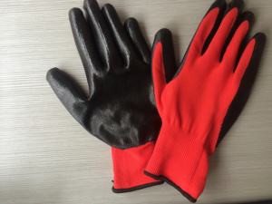 Guantes de nailon blanco de nitrilo verde de calibre 13 Guantes DE TRABAJO Guantes recubiertos Protección laboral Mercado de EE. UU. - Product Image 3