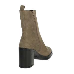 Women's Ankle Boots Heel 2320055 Leather Suede <b>Block</b> Heel - Product Image 3