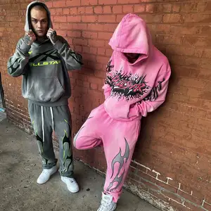 Custom Sweatpants and Hoodie Set Sports Suit Track Suits Trousers Two Piece Set Jogging Tracksuit For Men