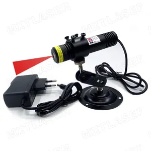 Waterproof IP67 D22x100mm 635nm 660nm Red Line 10mW 30mW 50mW 100mW 200mW Glass Lens Laser Diode Module (with Adapter&Bracket)