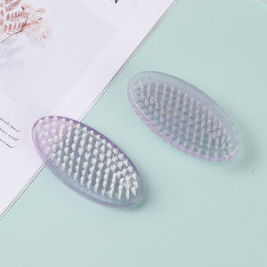 Cepillo de Limpieza de Plástico con Cerdas Suaves de Nailon Violeta, Herramienta de Limpieza para el Hogar - Product Image 2