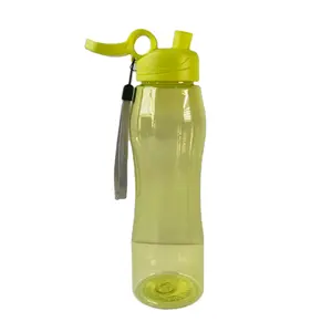 친환경 체육관 클리어 Tritan 마시는 플라스틱 스포츠 물병 음료 BPA 무료 젖빛 누출 Tritan