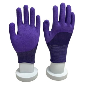 <span class=keywords><strong>Guantes</strong></span> de seguridad transpirables de espuma de plástico recubiertos de goma antideslizantes y resistentes para trabajo pesado - Product Image 5