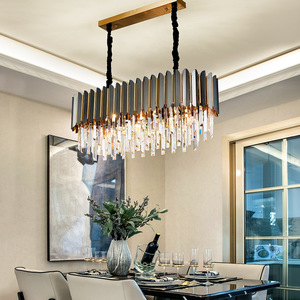 Overseas Export <strong>Crystal</strong> Chandeliers, Italian Minimalist Living Room Lamps, High-End Hall Lighting Fixtures, Light Luxury Style - Product Image 4