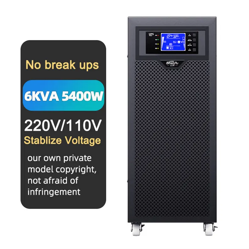 Leer para enviar 6Kva 10Kva Backup True Online Ups Fuente de alimentación ininterrumpida para centro de datos