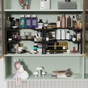 Bán Buôn Đôi Có Thể Điều Chỉnh Tre Bền Vững Hiện Đại Thường Không-Gấp Đa Chức Năng Gia Vị Giá Tổ Chức Lưu Trữ Nhà Bếp - Product Image 4