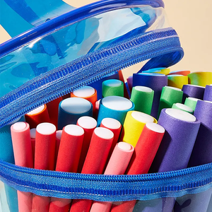 <span class=keywords><strong>Hot</strong></span> Bán Bán Buôn 42 Pcs PVC Túi Twist Linh Hoạt Que Curling Không Có Nhiệt Mềm Bọt Tóc Con Lăn Cho Curling Tóc Ngắn Tóc Dài Tóc - Product Image 5