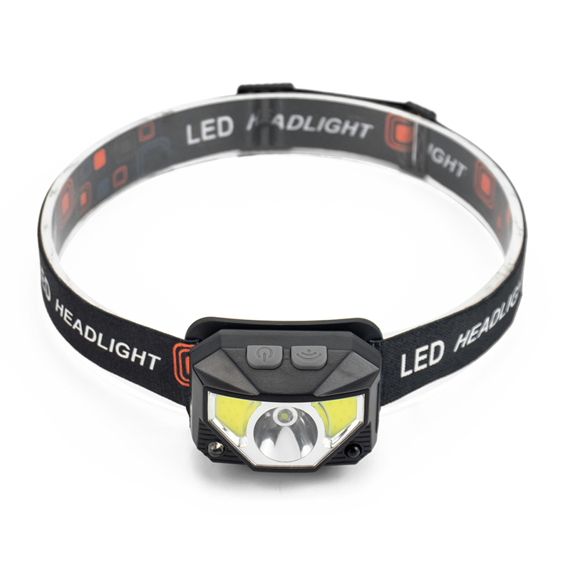Lightweight Rechargeable LED Head Flashlight Outdoor