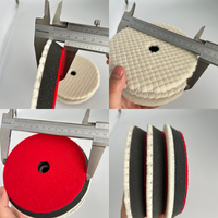 Prix de gros usine OEM Tampon de polissage en laine japonaise pour voiture, Tampon de polissage à coupe lourde, Grain 200
