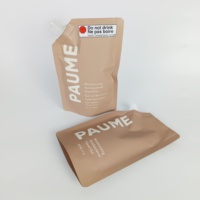 Sacs d'emballage en plastique à fermeture éclair pour impression numérique, pour savon liquide, gel douche, produits de lavage, soins de la peau, taille et couleur personnalisables