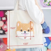 Fait à la main mignon chien poinçon aiguille caboteur tasse tapis pour cadeau Restaurant café tasse caboteur décor