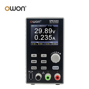 OWON SPE แหล่งจ่ายไฟ DC แบบตั้งโปรแกรมได้ 300W 60V/10A 60V/5A จอ LCD 2.8 นิ้ว ความละเอียด 10mV/1mA เครื่องควบคุมแรงดันไฟฟ้าแบบดิจิตอล รับไฟเข้า 220V - Product Image 1