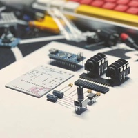 Módulo Convertidor de Nivel Lógico Bidireccional IIC I2C UART SPI de 4 Canales, 3.3v-5V, Kit de Módulo DIY