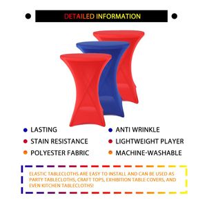 Ensemble de tables de cocktail de haute qualité en gros, logo/texte/motif personnalisable, adapté pour les mariages, les anniversaires, les fêtes - Product Image 4