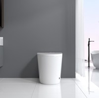 Bidet intelligent à poser au sol, siège chauffant en céramique électrique, télécommande incluse, garantie de 3 ans