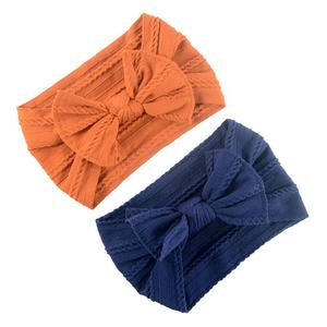 ที่คาดผมไนลอนสำหรับเด็กยืดหยุ่นโบว์อ่อนมากสไตล์ใหม่ยุโรปและอเมริกาขายส่ง - Product Image 2