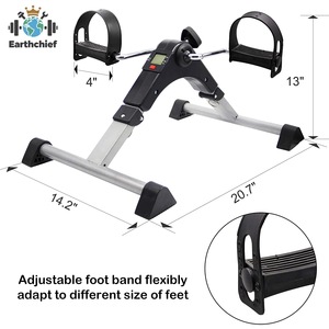 Vélo d'exercice portable pliable, mini-cyclette pour les jambes, vélo elliptique de bureau, podomètre, perte de poids - Product Image 4